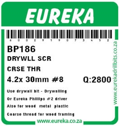 BP186 - Drywall Screw -BP186_label_T